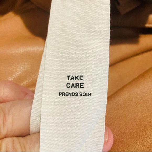 AVEC LES FILLES Sz L Faux Leather Wide Leg Cargo Pockets High Rise Pants  NEW - Picture 16 of 16